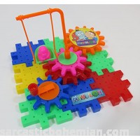 Toy Gears Building Set – 81 pcs with Interlocking Blocks – Learning and Educational for Boys & Girls Age 3 Years + B018WMDA1I
